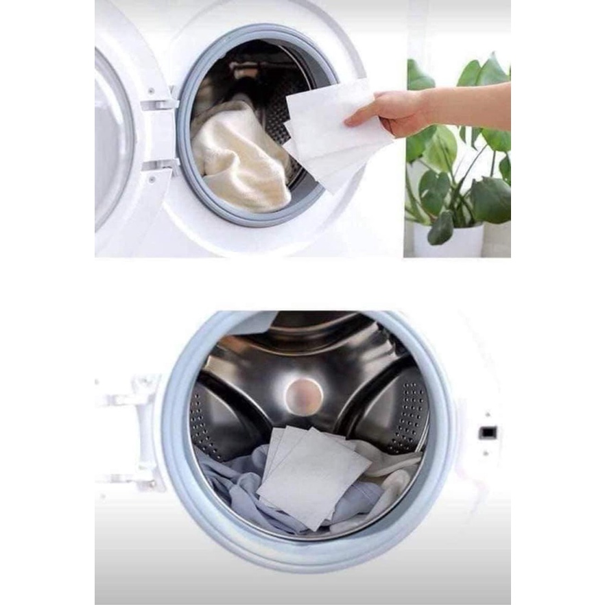 Hộp 20 miếng giặt tẩy trắng quần áo Denkmit chuẩn hàng Đức