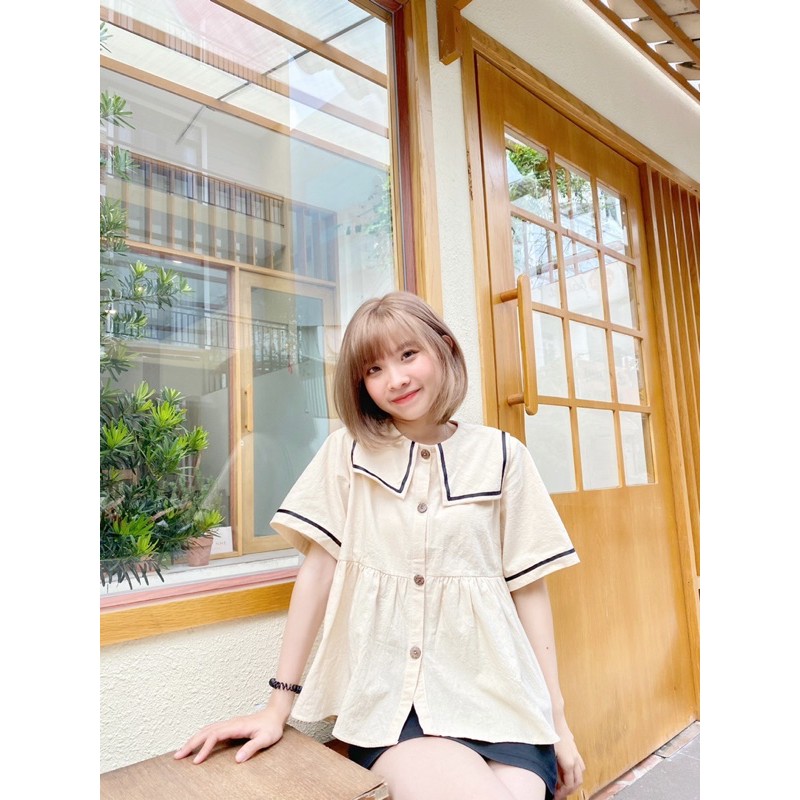 Áo babydoll cổ thuỷ thủ - Macchiato babydoll - CARROT FARM