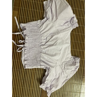 áo tím croptop size s,m