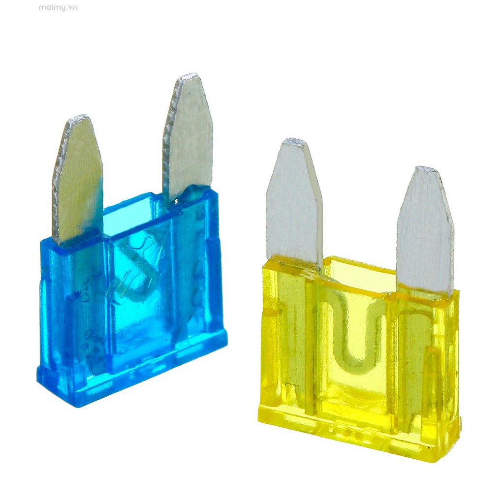 Set 36 Cầu Chì Lưỡi Mini 7.5A 10A 15A 20A 25A 30A Dành Cho Ô Tô