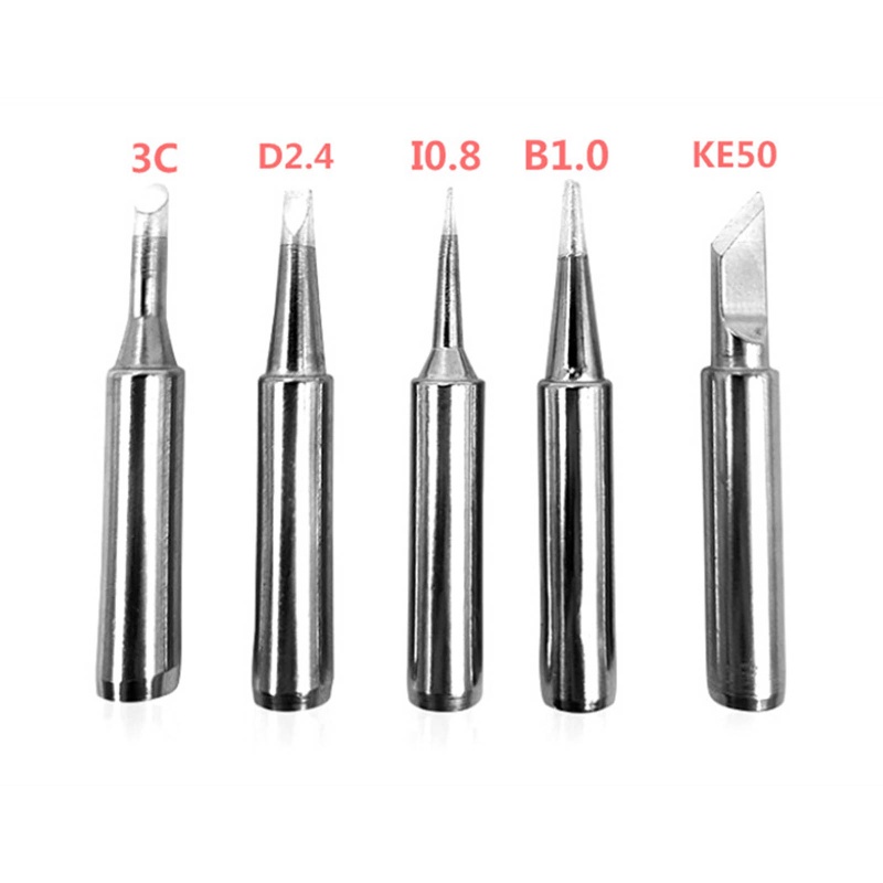 Set 5 Đầu Hàn Điện 936 Bằng Đồng Nguyên Chất Không Chì