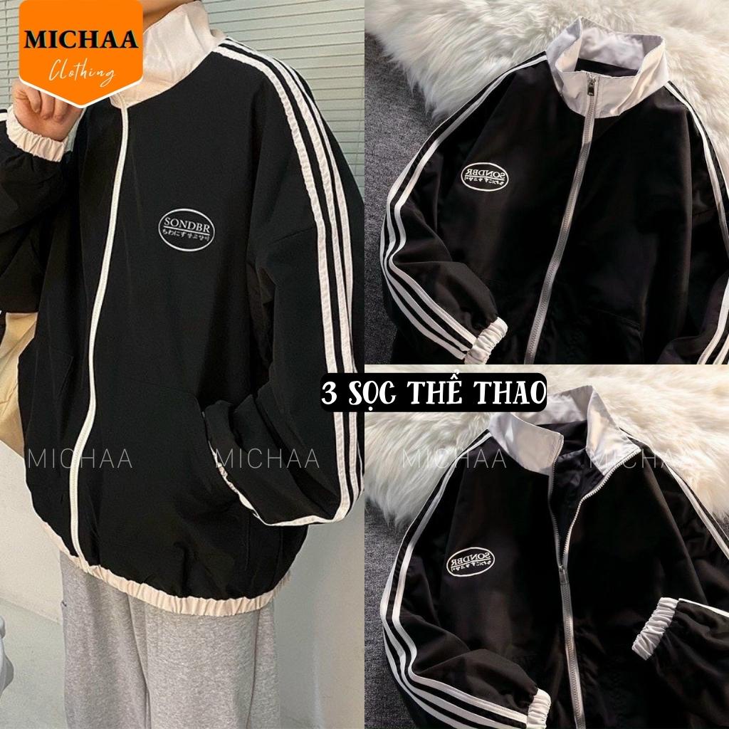 Áo Khoác Bomber Dù SONDBR Nam Nữ Ulzzang Unisex Kiểu Bóng Chày Form Rộng 2 Lớp - MICHAA
