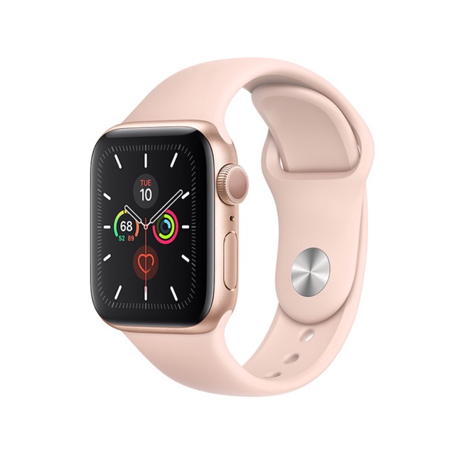 Đồng hồ thông minh Apple Watch SE 40mm 44mm (GPS) viền nhôm xám - Dây cao su - Hàng nhập khẩu