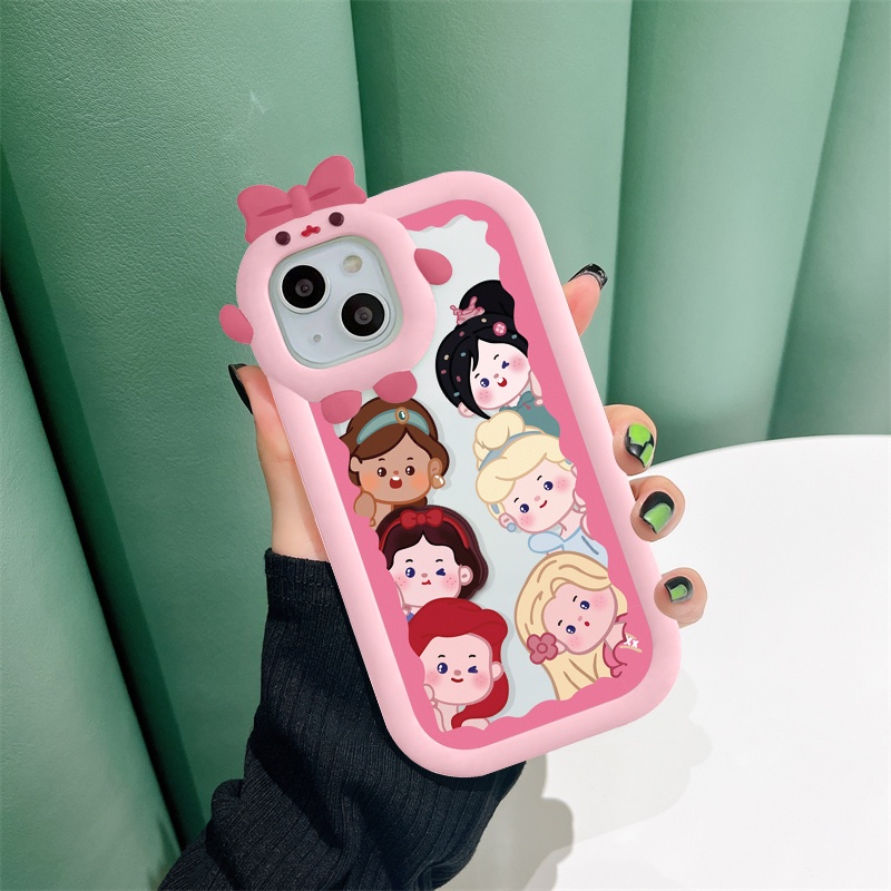 Ốp lưng iphone nơ camera hình vuông princess 6/6splus/7/7plus/8/8plus/x/xs/11/12/13/pro/max/plus/promax-SALE HOT M5-2