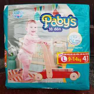 Bỉm Dán Paby’s thạch thảo . Combo 2 gói S/98M/92,L/86,XL/82! miếng + 1 miếng bỉm qùân cùng loại