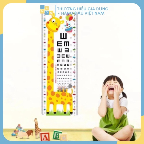Thước Đo Chiều Cao Decal Dán Tường Trẻ Em 1183 Lamon Store