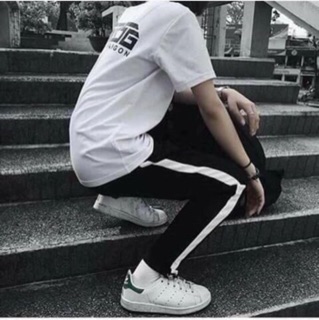 Quần 1 sọc ống suông