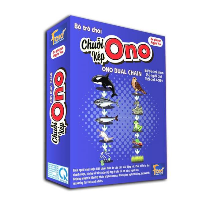 Combo Board game-Chuỗi Ono Foxi-thẻ glenndoman thông minh-chuỗi thức ăn-siêu rẻ-dễ chơi