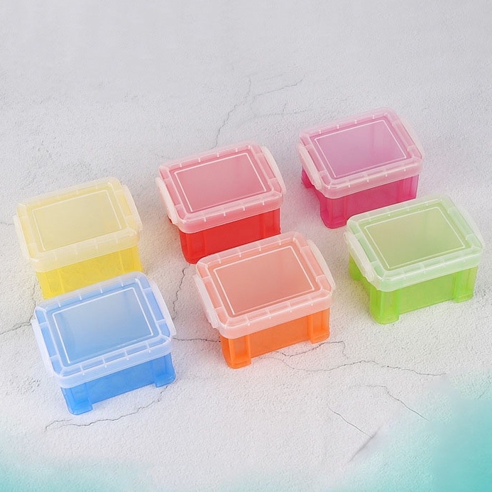 Hộp nhựa nhỏ đựng đồ phụ kiện trang sức kẹp tóc dễ thương xinh xắn tiện dụng Kino Shop