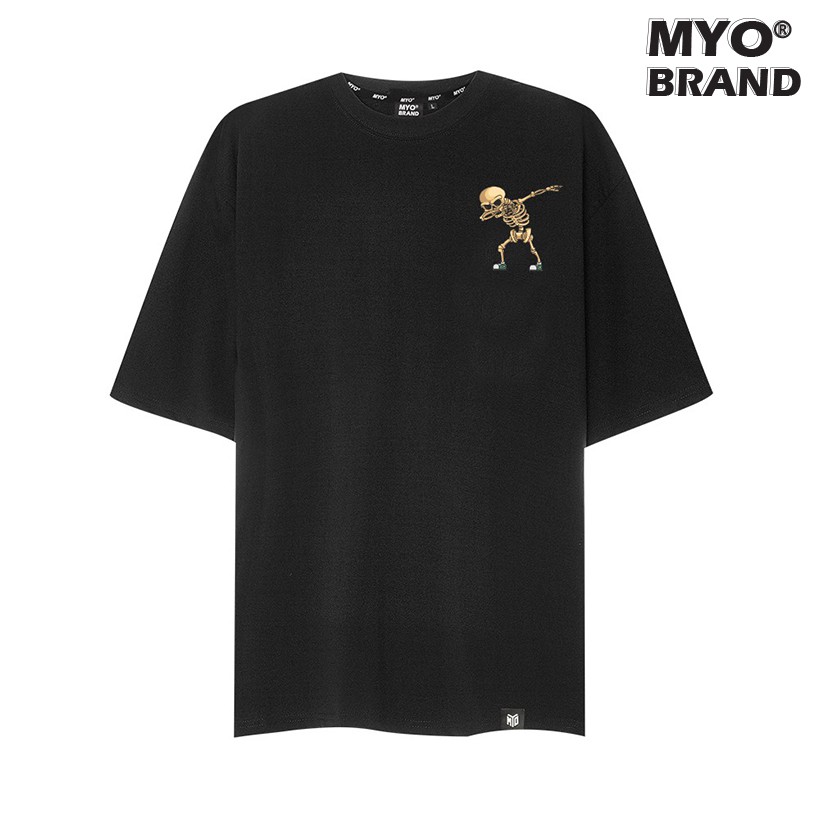 Áo Form Rộng Nam MYO Vải Cotton In Hình Skeleton Dance 2674