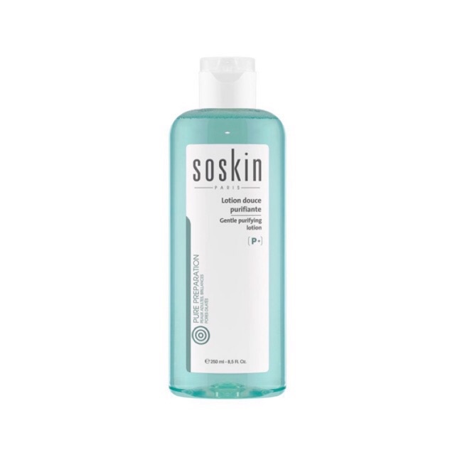 Nước cân bằng Soskin Gentle Purifying Lotion se khít lỗ chân lông 250ml