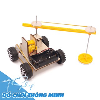 Đồ chơi trẻ em khoa học, robot quét rác, DIY, giáo dục STEM