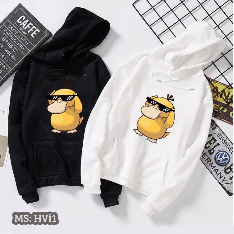 Áo cặp đôi thu đông nam nữ cá tính, áo sweater nỉ mặc ấm in hình nổi bật