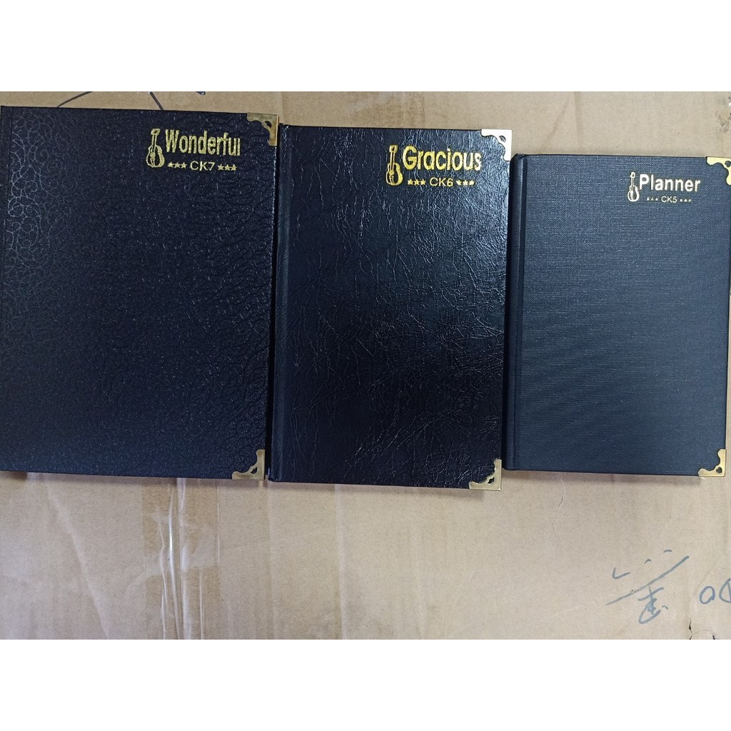 Sổ bìa đen từ khổ CK1 - Khổ A4  loại dày