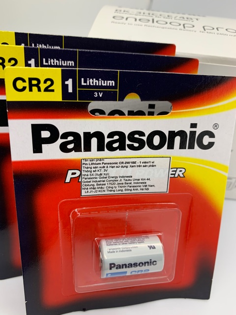 Pin CR2 Panasonic Lithium 3V Vỉ 1 Viên - Hàng Chính Hãng