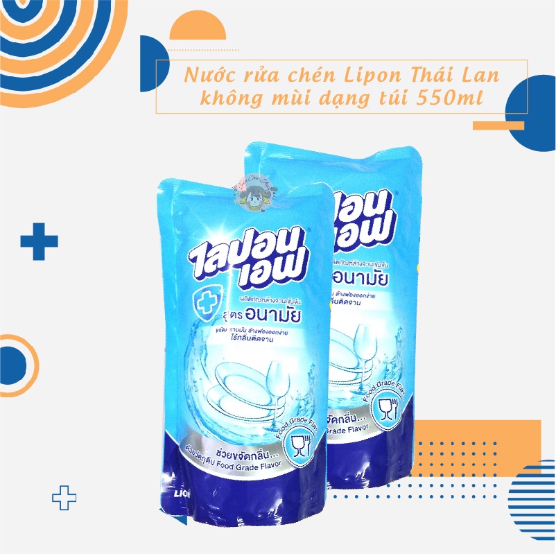 [GIÁ SỈ] Nước rửa chén Lipon không mùi Thái lan 550ml