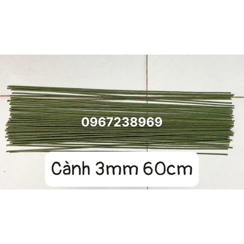 Cành thép, cành kẽm làm hoa handmade các cỡ, hoa trang trí nhà