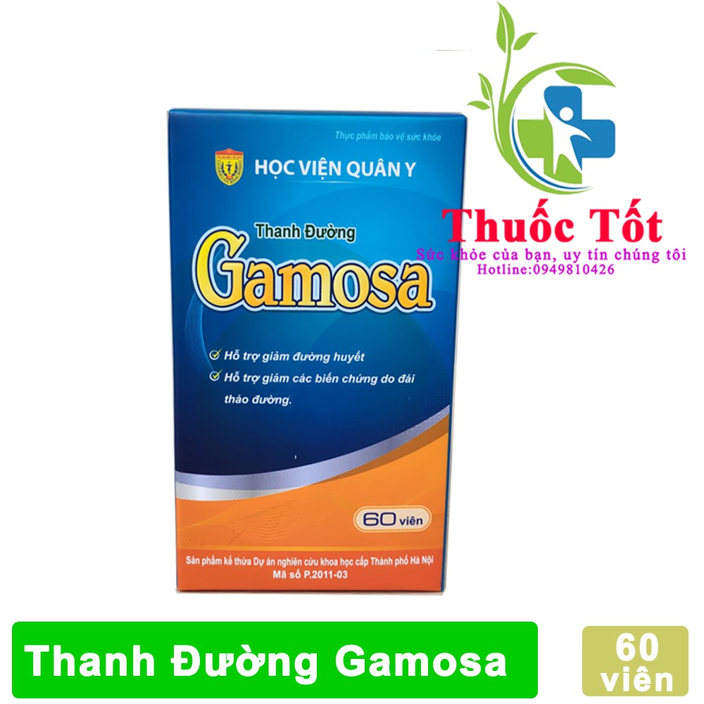 [Chính Hãng] Thanh Đường Gamosa /Sản Phẩm Thảo Dược Cho Người Bệnh Tiểu Đường