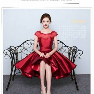 Đầm Xòe Xếp Li Đuôi Tôm Cao Cấp