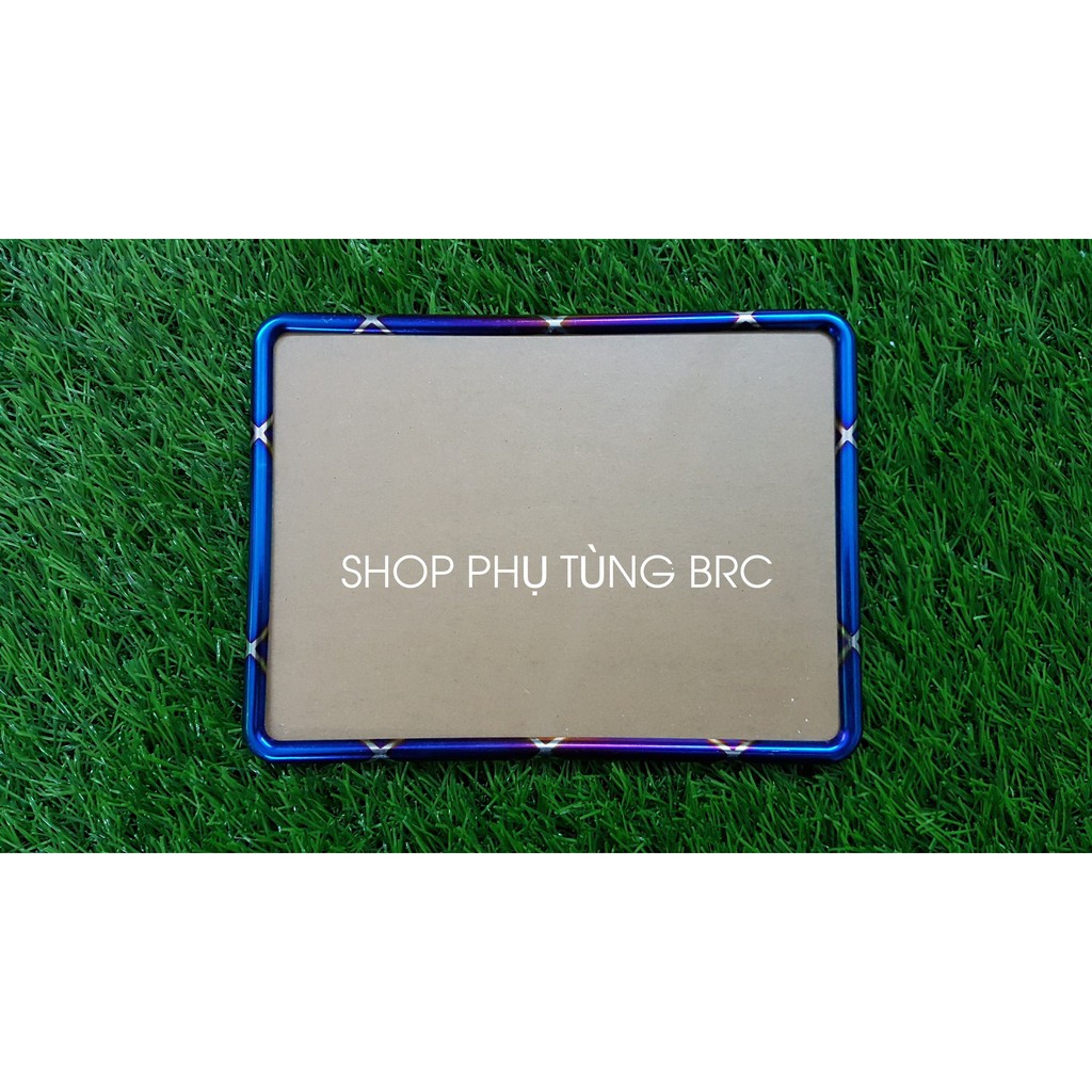 Bộ biển số titan ngôi sao 7 màu cao cấp