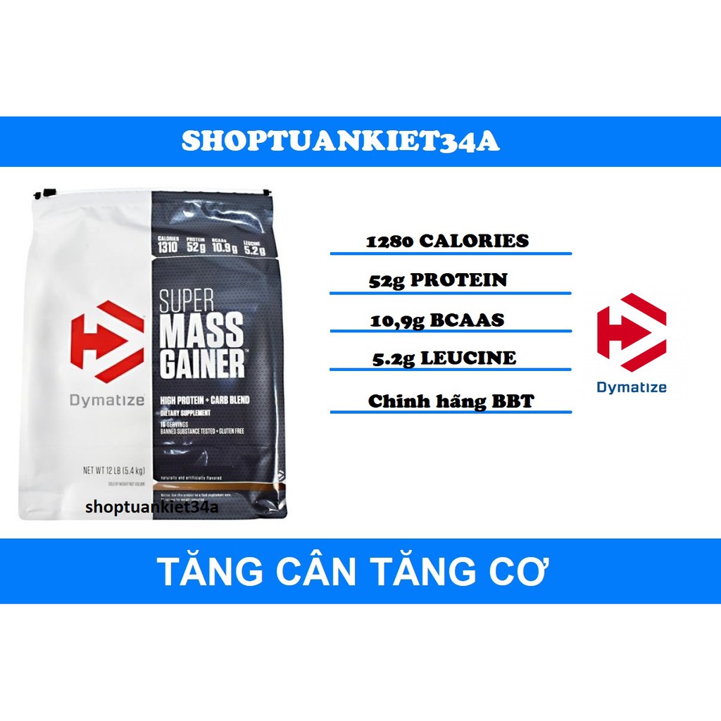 Tăng Cân Super Mass Gainer Dymatize