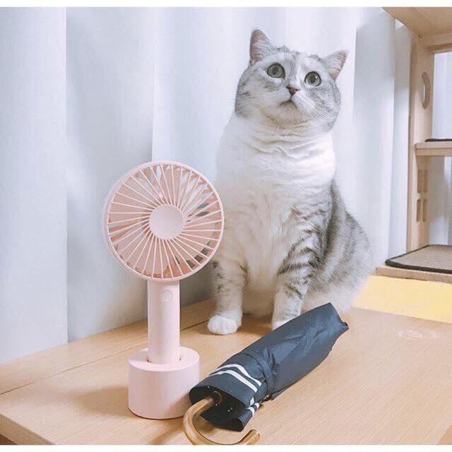 QUẠT TÍCH ĐIỆN CẦM TAY MINI FAN N9 - 3 CHẾ ĐỘ QUẠT SIÊU MÁT - TẶNG ĐẾ ĐỂ BÀN + PIN QUẠT + DÂY SẠC NHANH 30K