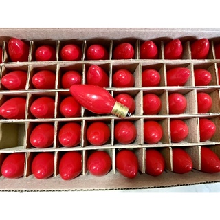 Bóng đèn quả nhót thắp đèn thờ màu đỏ