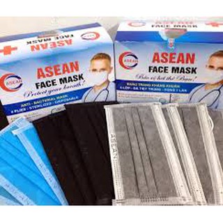 KHẨU TRANG Y TẾ 4 LỚP ASEAN HỘP 50 CHIẾC