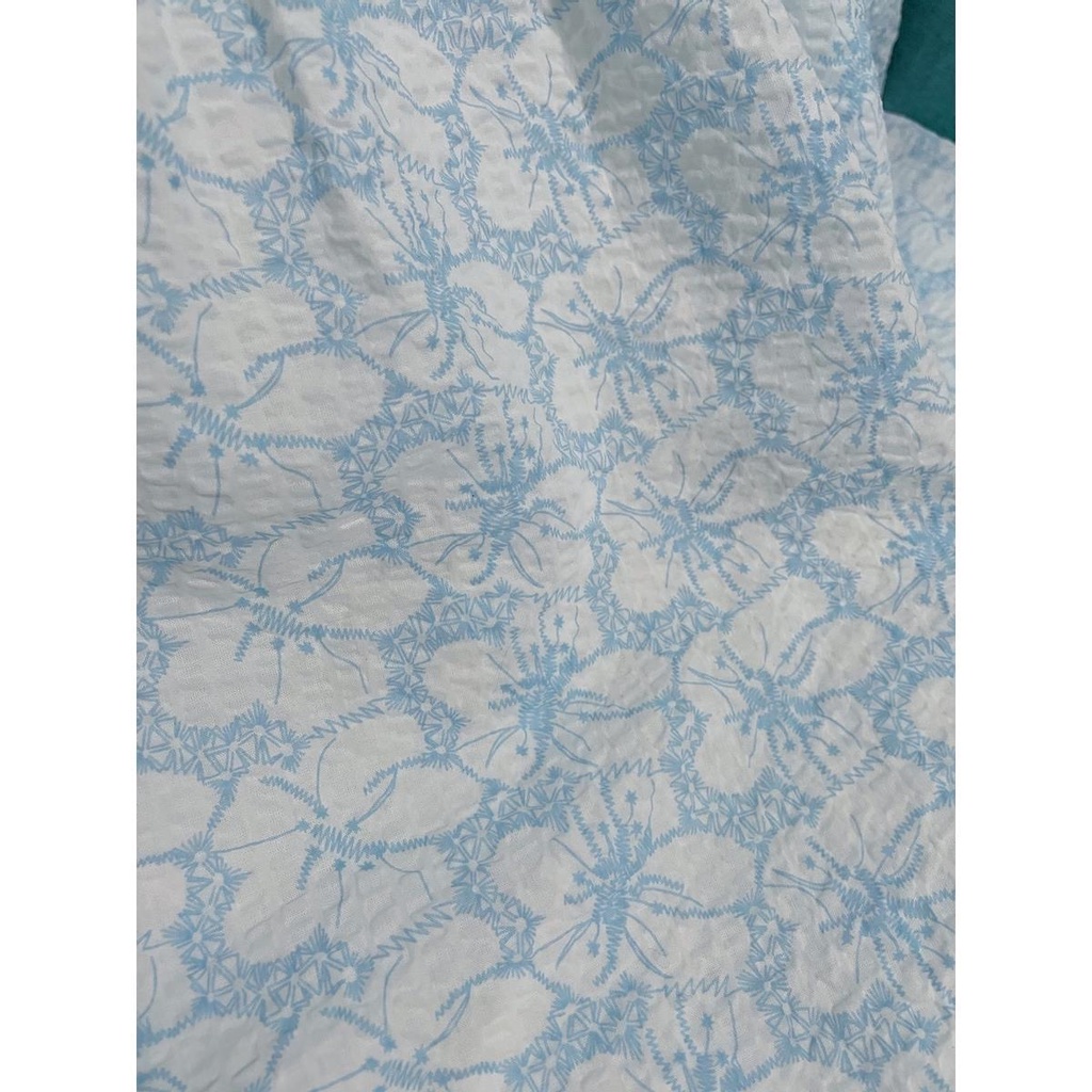 Đầm Midi Dáng Chữ A In Họa Tiết Hoa Nhí Xinh Xắn Thời Trang Mùa Hè Cho Nữ