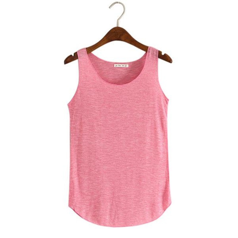 Áo Tank Top Cotton Cổ Tròn Dáng Rộng Thiết Kế Hợp Thời Trang