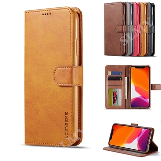 Bao da điện thoại nắp gập từ tính có ví cho Samsung Galaxy note8/9/10 note10+ note20 note20+ A9 2018 A7 2018 A8 2018