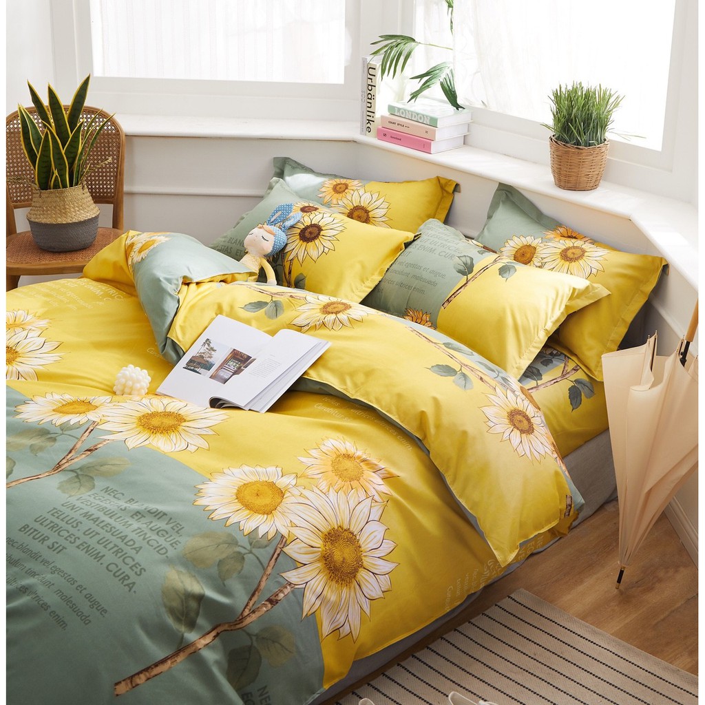 Bộ Chăn ga gối POLY COTTON  4 món nhập khẩu