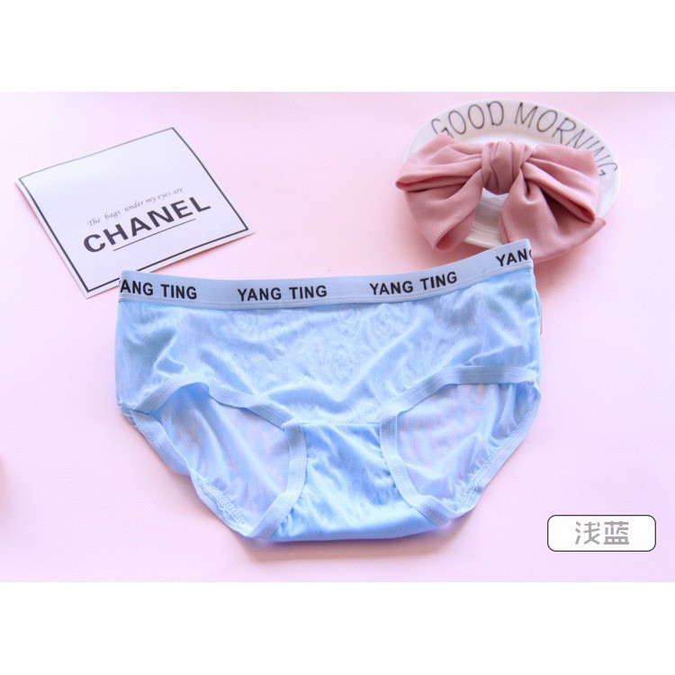Quần Lót Nữ ❤️FREESHIP❤️ Quần lót lụa thông hơi kháng khuẩn viền chữ chất siêu mịn mát mã 6655 | BigBuy360 - bigbuy360.vn