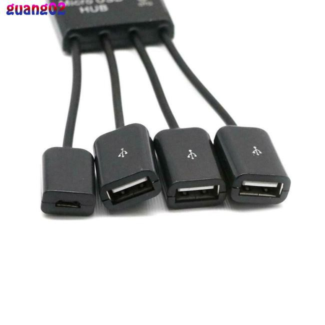 Dây Cáp Chia 4 Cổng Micro Usb Type-C Otg Cho Bàn Phím Chuột Máy Tính Bảng | BigBuy360 - bigbuy360.vn