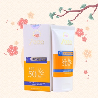  Kem  Chống Nắng Zado 60g Mẫu Mới 2025 Với SPF50+++ 