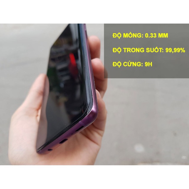 Kính cường lực Full Màn keo UV dành cho S7edge S8 S8plus S9 S9plus Note8 Note9 S10 S10plus