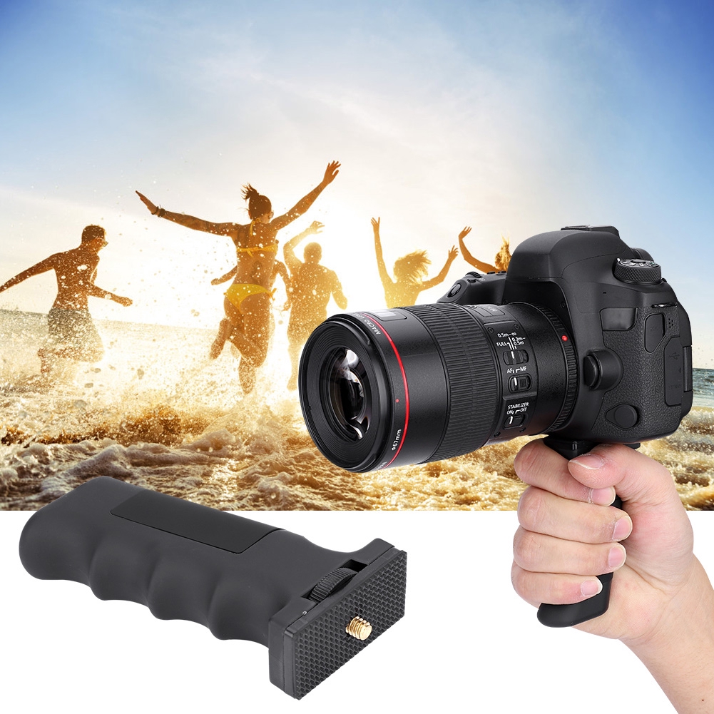 Tay Cầm Màu Đen Kèm Ốc 1 / 4 &quot;cho Ống Nhòm Camera