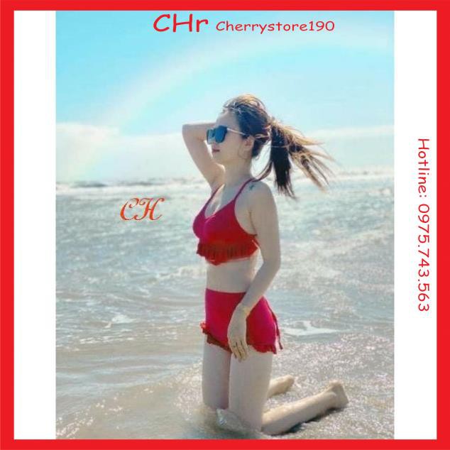 Bikini, đồ bơi, đi biển , Hè này các ce đã sắm đc bikini chưa ạ❤️  2 màu đỏ đô với đen tha hồ nựa chọn nhó | BigBuy360 - bigbuy360.vn