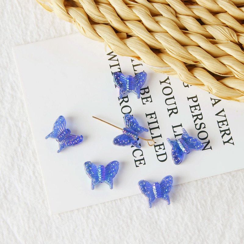 Set 10 Phụ Kiện Làm Trang Sức Hình Bướm Xinh Xắn