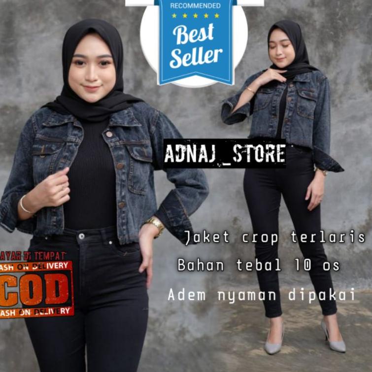 Áo Khoác Jean Crop Top Levis Size Lớn Phối Tua Rua Màu Đen / Xanh Dương Tuyết Thời Trang Cho Nữ 5883