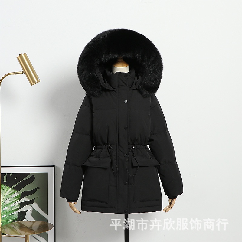Áo khoác nữ phao lông vũ siêu ấm mũ lông thỏ to mịn hàng Quảng Châu cao cấp | WebRaoVat - webraovat.net.vn