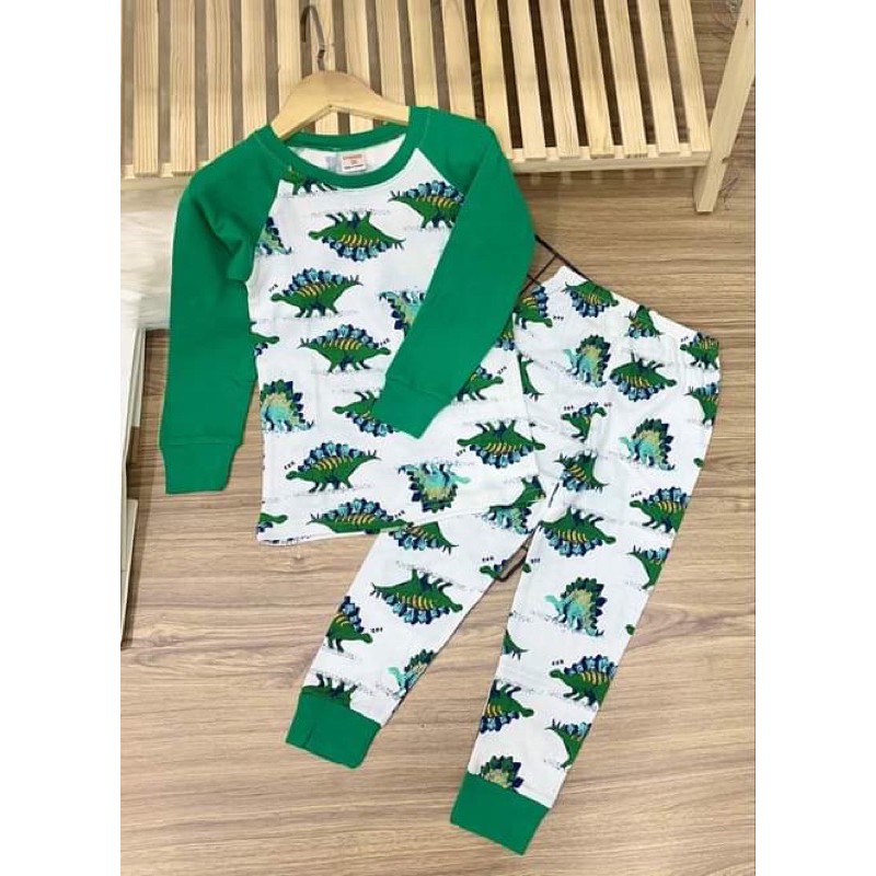 Bộ dài tay size đại thun borip cho bé trai từ 22 đến 40kg - Bộ dài bé trai