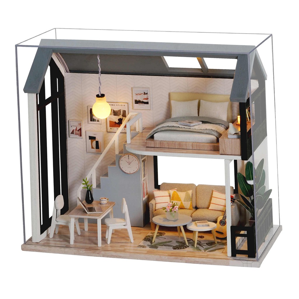 Mô Hình Nhà Gỗ DIY - Meet Happiness QL002