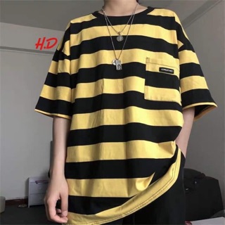Áo kẻ có túi ngực
