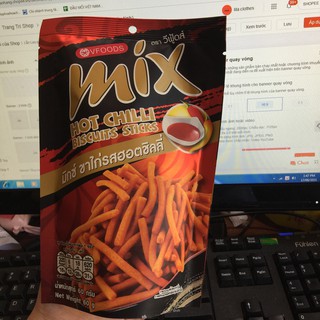 Snack Tăm Cay MIX , Bim Bim Que MIX Vị Ớt Cay Thái Lan Gói 60g
