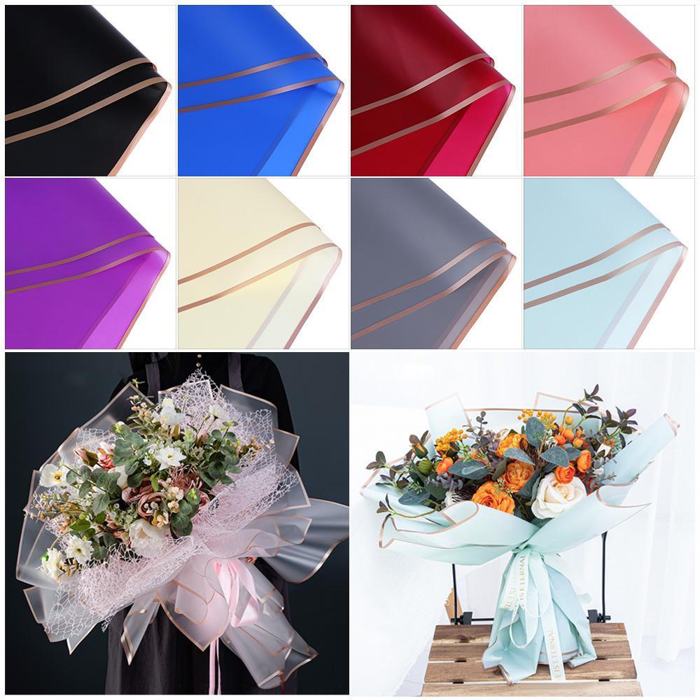 YEW 20 Tờ / Gói Quà Bằng Giấy Dày Viền Vàng Chống Nước