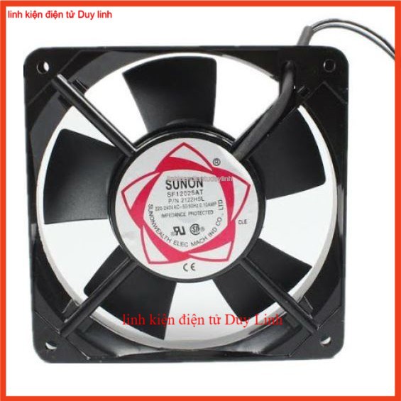 Quạt Tản Nhiệt- Quạt Hút Gió Sunon 220-240VAC 0.14A Taiwan