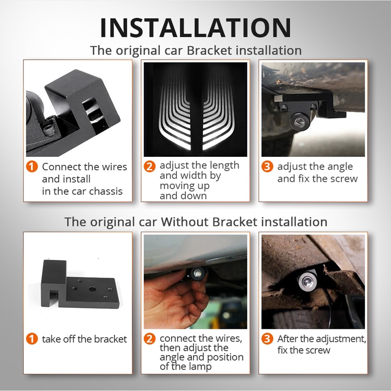 Đèn LED Tạo Hiệu Ứng Ánh Sáng Trắng/Xanh Dương/Đỏ Hình Đôi Cánh Thiên Thần Trang Trí Cửa Xe Hơi