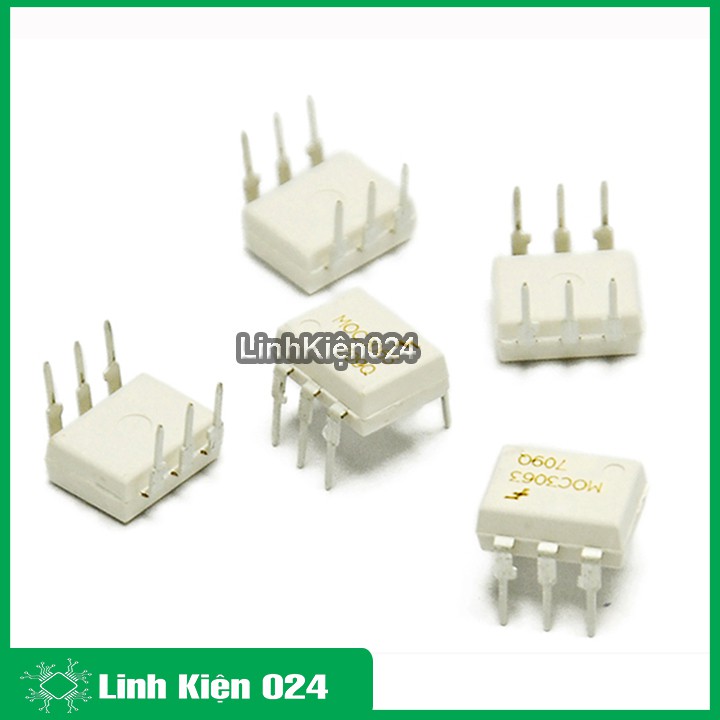 Ic cách ly quang MOC3063 chân cắm DIP6