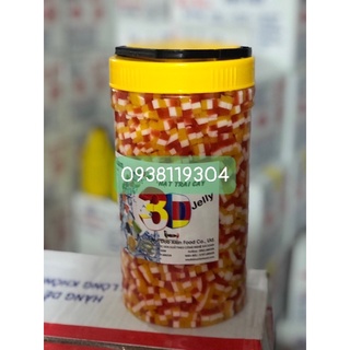 Thạch trái cây 3D dow xian 2kg5 ( hạt NHỎ vừa)